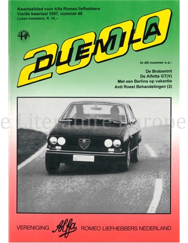 1997 ALFA ROMEO CLUB DUEMILA MAGAZINE 48 NIEDERLÄNDISCH