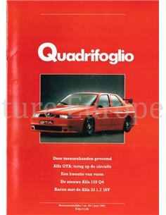 1992 ALFA ROMEO QUADRIFOGLIO MAGAZINE 38 DUTCH