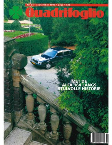 1996 ALFA ROMEO QUADRIFOGLIO MAGAZINE 54 NIEDERLÄNDISCH