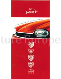 1995 JAGUAR XJS CABRIOLET PROSPEKT ITALIENISCH