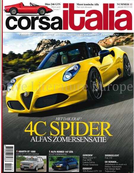 2016 CORSA ITALIA MAGAZIN 12 NIEDERLÄNDISCH