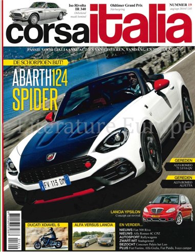 2016 CORSA ITALIA MAGAZIN 19 NIEDERLÄNDISCH