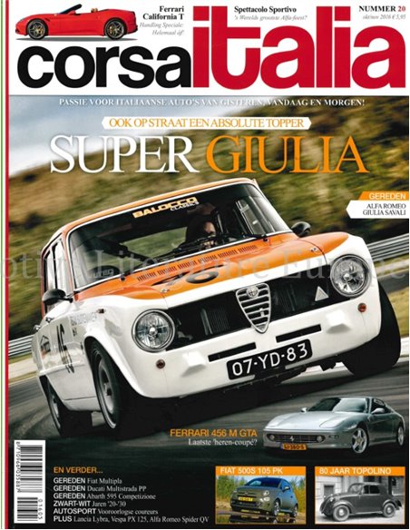 2016 CORSA ITALIA MAGAZIN 20 NIEDERLÄNDISCH