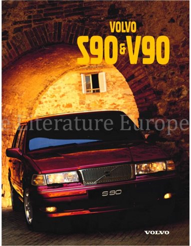 1998 VOLVO S90 | V90 BROCHURE DUITS