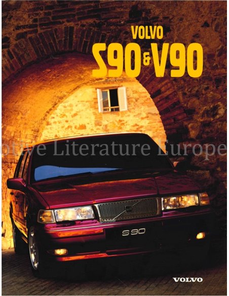1998 VOLVO S90 | V90 BROCHURE GERMAN