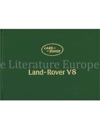 1980 LAND ROVER V8 HARDBACK OWNERS MANUAL ENGLISH