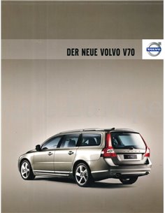 2008 VOLVO V70 BROCHURE GERMAN