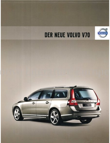 2008 VOLVO V70 BROCHURE GERMAN