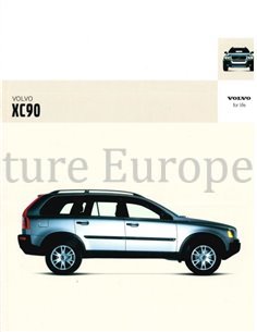 2004 VOLVO XC90 BROCHURE DUITS