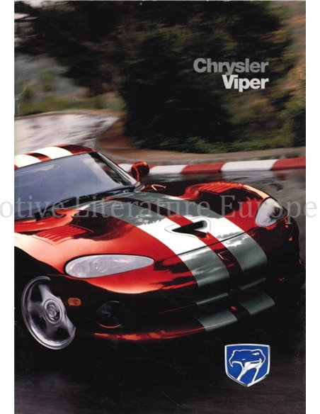 1998 CHRYSLER VIPER BROCHURE ENGELS