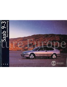 1998 SAAB 9.3 BETRIEBSANLEITUNG DEUTSCH