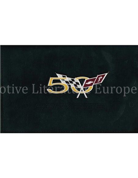 2002 CHEVROLET CORVETTE BETRIEBSANLEITUNG NIEDERLÄNDISCH