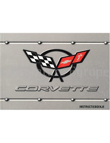 2002 CHEVROLET CORVETTE BETRIEBSANLEITUNG NIEDERLÄNDISCH