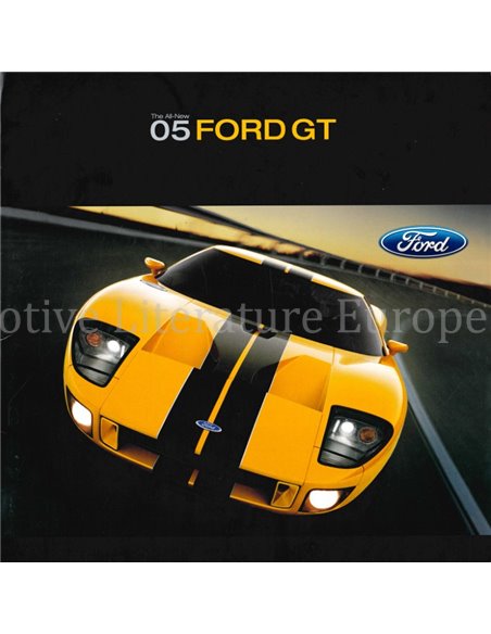 2005 FORD GT BROCHURE ENGLISCH (USA)