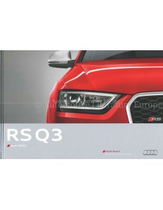 2013 AUDI RS Q3 HARDBACK BROCHURE GERMAN
