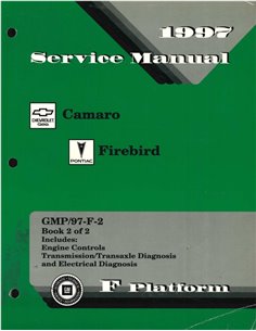 1997 CHEVROLET CAMARO | PONTIAC FIREBIRD WORKSHOP MANUAL ENGLISH  2