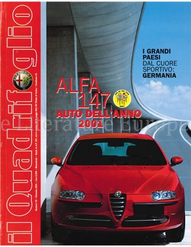 2001 ALFA ROMEO IL QUADRIFOGLIO MAGAZINE 76 ITALIAN