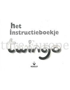 1999 RENAULT TWINGO OWNERS MANUAL DUTCH