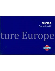 1997 NISSAN MICRA OWNERS MANUAL DUTCH