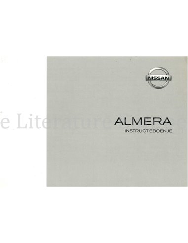 2003 NISSAN ALMERA OWNERS MANUAL DUTCH