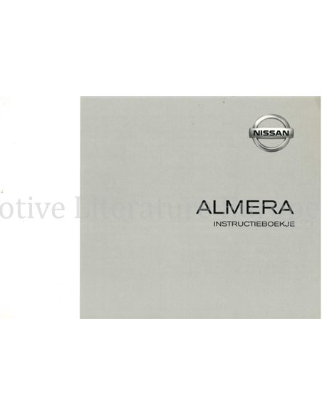 2003 NISSAN ALMERA OWNERS MANUAL DUTCH
