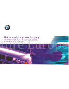 1998 BMW 5 SERIE INSTRUCTIEBOEKJE DUITS