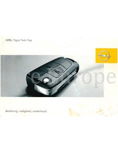 2006 OPEL TIGRA TWIN TOP OWNERS MANUAL DUTCH