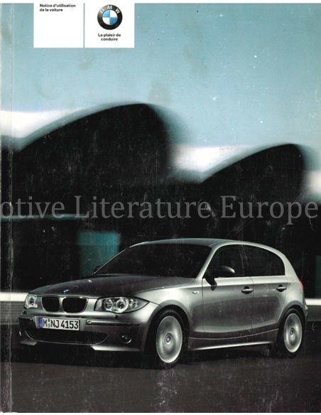 2004 BMW 1ER BETRIEBSANLEITUNG FRANZÖSISCH