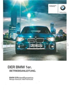 2013 BMW 1 SERIES OWNERS MANUAL GERMAN