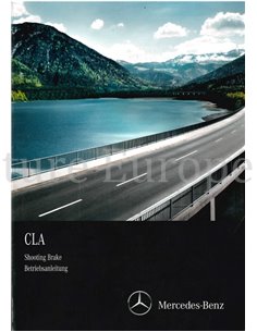 2016 MERCEDES BENZ CLA SHOOTING BRAKE INSTRUCTIEBOEKJE DUITS
