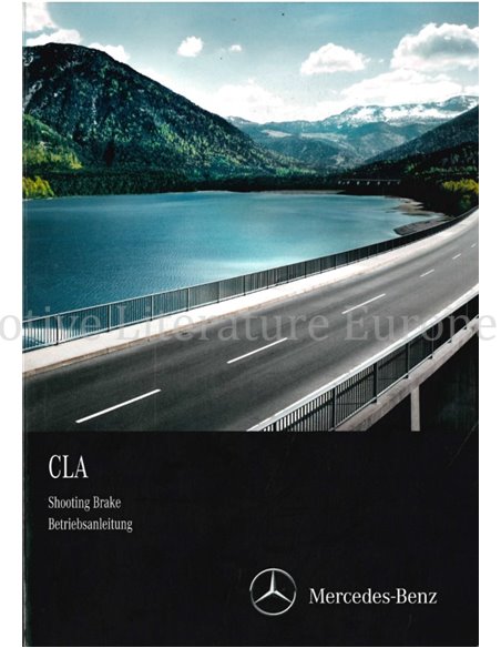 2016 MERCEDES BENZ CLA SHOOTING BRAKE OWNERS MANUAL GERMAN