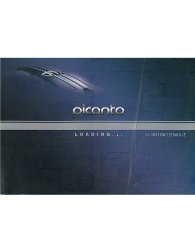 2004 KIA PICANTO BETRIEBSANLEITUNG NIEDERLÄNDISCH