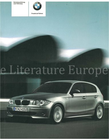 2004 BMW 1ER BETRIEBSANLEITUNG DEUTSCH