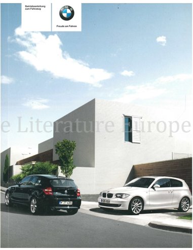 2007 BMW 1 SERIE INSTRUCTIEBOEKJE DUITS