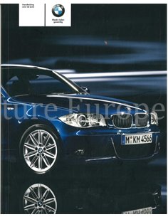 2008 BMW 1ER COUPE | CABRIOLET BETRIEBSANLEITUNG NIEDERLÄNDISCH