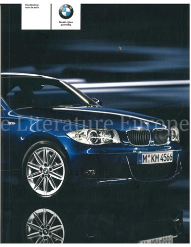 2008 BMW 1 SERIES COUPE | CONVERTIBLE OWNERS MANUAL DUTCH