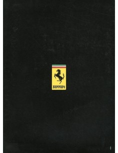 1984 FERRARI 288 GTO PERSMAP ITALIAANS 305/84 & ZINCROX BROCHURE 306/84