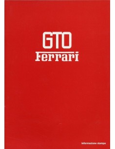 1984 FERRARI 288 GTO PERSMAP ITALIAANS 305/84 & ZINCROX BROCHURE 306/84 2