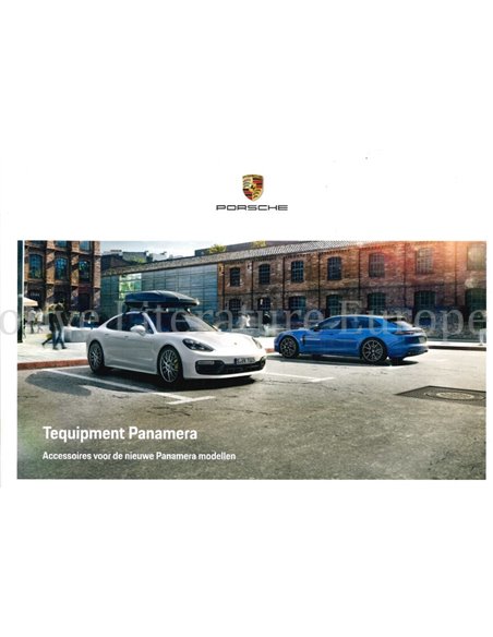2018 PORSCHE PANAMERA | PANAMERA SPORT TURISMO TEQUIPMENT BROCHURE DUTCH
