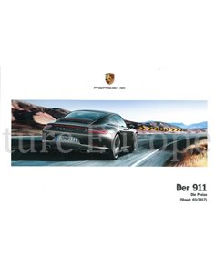 2018 PORSCHE 911 PRIJSLIJST DUITS