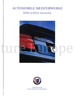 1998 BMW ALPINA RANGE BROCHURE GERMAN
