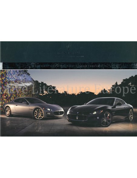 2009 MASERATI GRANTURISMO S BROCHURE DUITS