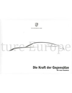 2013 PORSCHE PANAMERA HARDCOVER PROSPEKT DEUTSCH