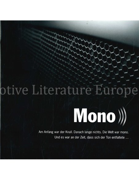 2015 PORSCHE SYMPHONIE PROSPEKT DEUTSCH