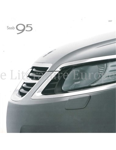 2007 SAAB 9-5 BROCHURE DUTCH