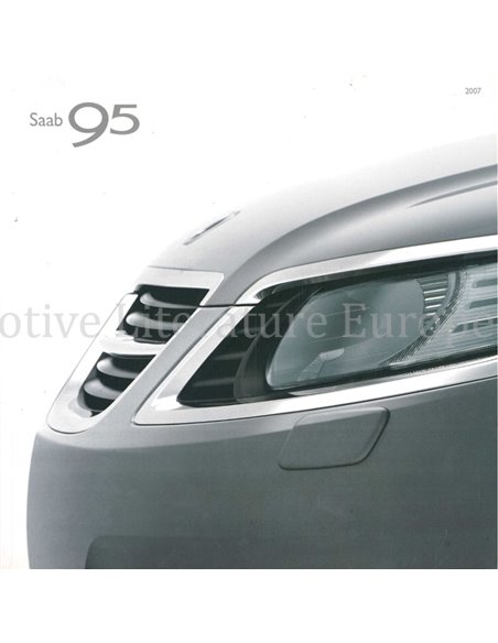 2007 SAAB 9-5 BROCHURE DUTCH