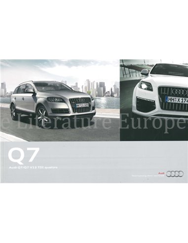 2010 AUDI Q7 BROCHURE NEDERLANDS