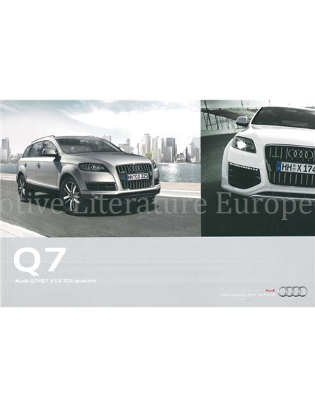 2010 AUDI Q7 BROCHURE NEDERLANDS