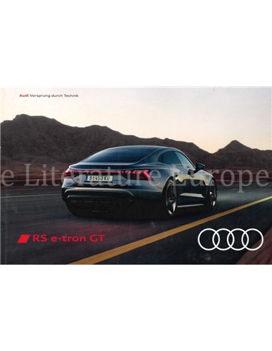 2021 AUDI RS E-TRON GT PROSPEKT DEUTSCH
