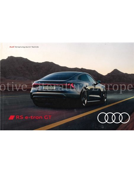 2021 AUDI RS E-TRON GT PROSPEKT DEUTSCH